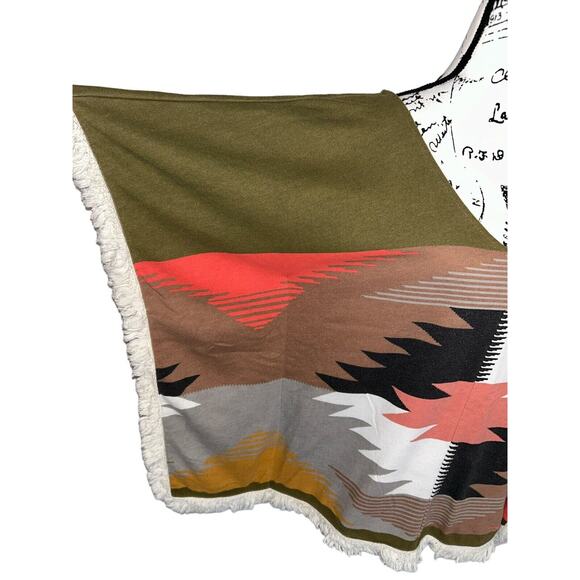 Designer’s Closet by billabong poncho Shirt‎ Womens Size Small medium oversized - Picture 4 of 14